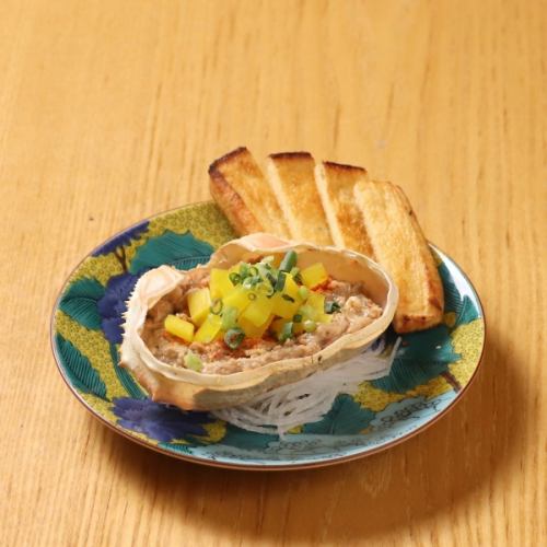 Crab miso cream cheese