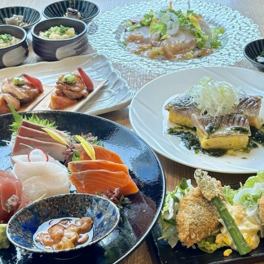 【５月限定】　皐月（さつき）コース　　（１２０分飲み放題付き！）