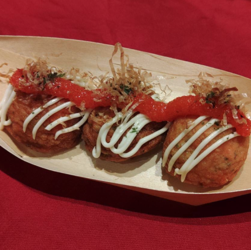 타코 스리 튀김 명타 마요