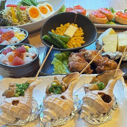 【눈 축제 기간 한정】 홋카이도 유유 코스 (요리 만)