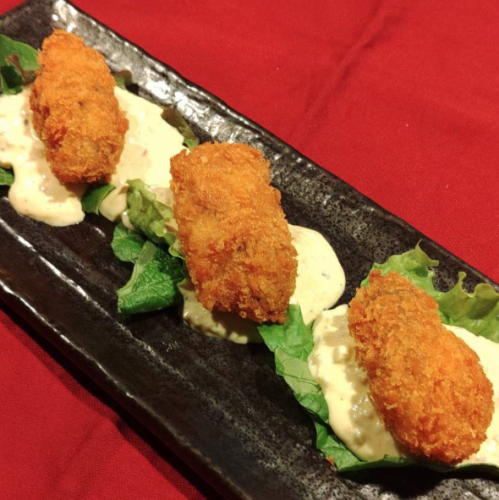 굴 튀김 시바즈케 타르타르 소스