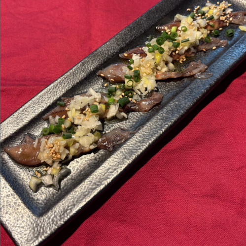 【刺し】蛍いかのごま葱塩刺し