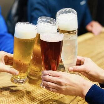 [無限暢飲]啤酒無限暢飲套餐120分鐘單獨[無限暢飲]⇒1850日圓