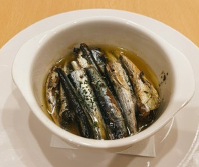 Ajillo style oil sardines