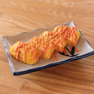 Bar Tamagoyaki (egg omelet) with Mentaiko sauce