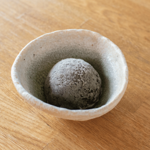 black sesame ice cream