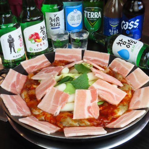 イイダコ(チュクミ)と豚肉は相性抜群◎