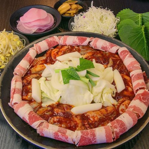 チュサム(イイダコ+サムギョプサル)