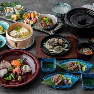 【人気No.1】全8品「釜めし会席ひむかコース」5000円(税込)