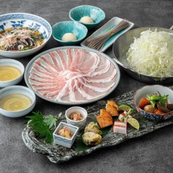 全5品「選べるお手軽しゃぶしゃぶコース」4000円(税込)
