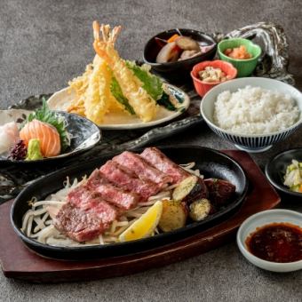 【仅限午餐】宫崎牛牛排套餐