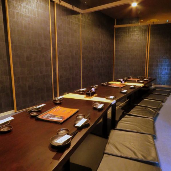 The store is fully equipped with a digging kotatsu tatami room! For group use ◎ Enjoy cooking and sake while relaxing ♪ Up to 20 people can use it !! [Nagasaki / Haruya / Private room / Banquet / All-you-can-drink / Ramen / Straw Grilled / Sake / Shochu / Izakaya / Hamaguchimachi]
