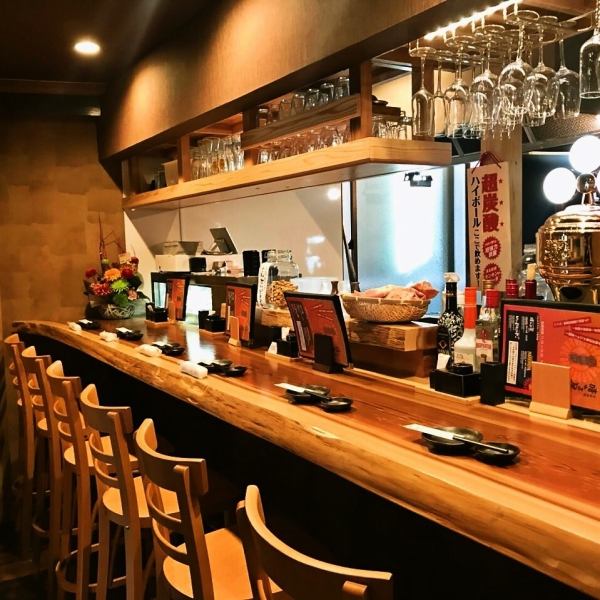 【少人数でも◎】会社帰りのサク飲みにも◎スタッフとの会話もお楽しみください♪お一人様から大歓迎です！！[長崎/晴れる屋/個室/宴会/飲み放題/ラーメン/藁焼き/日本酒/焼酎/居酒屋/浜口町]