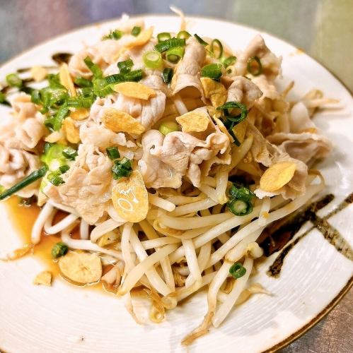 にんにく茹で豚もやし