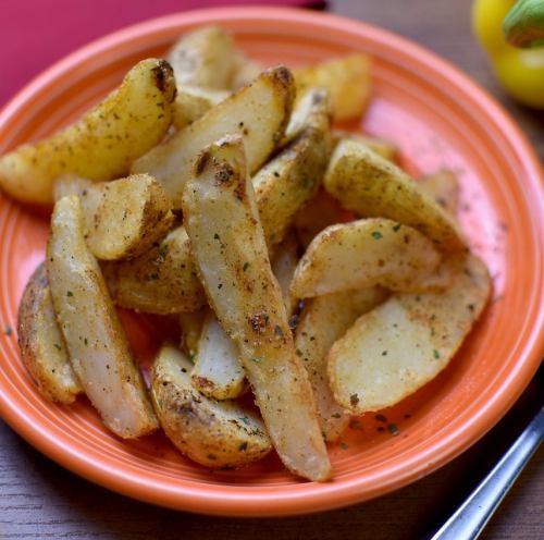 French fries garlic butter