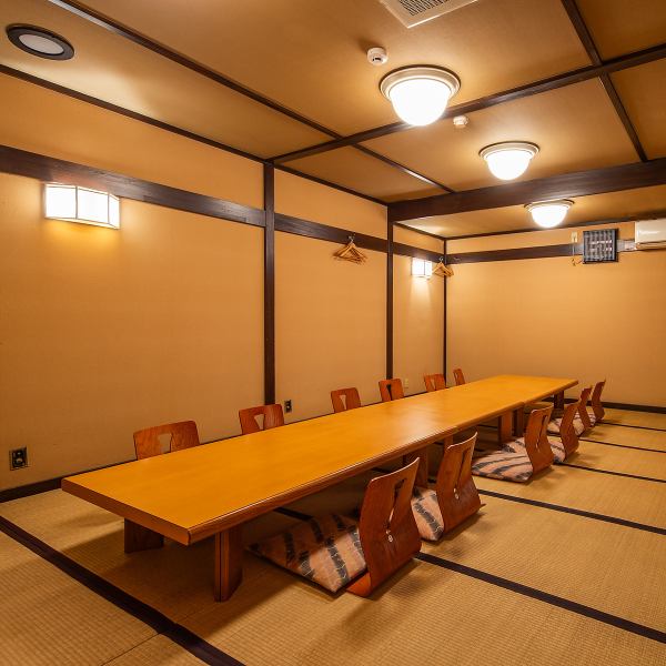 宴会をはじめとした様々なシーンでのご利用に最適なスペースもご用意しております。落ち着いた雰囲気のプライベートなお席で心からリラックスできる空間となっております。