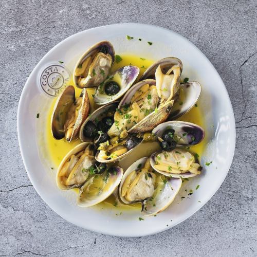 Directly from Hokkaido! Steamed Clams in White Wine