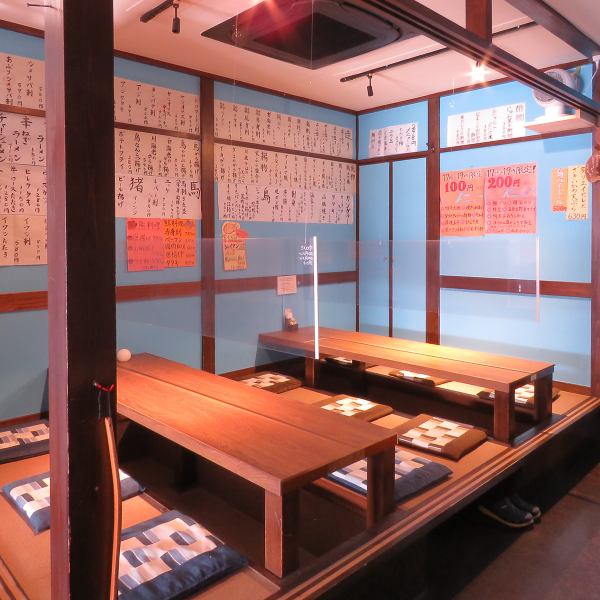 The semi-private room has a maximum of 12 people for the digging and tatami room seats.We also accept private room reservations and private reservations.