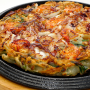 Seafood pancake