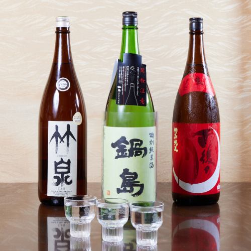 Hyogo's local sake and carefully selected sake