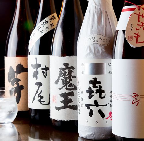 A lot of shochu suits your dish.