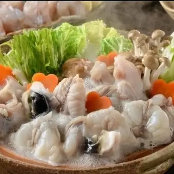 【限定】◆1キロ級とらふぐ◆てっさ、焼き河豚、フグ唐揚げ、鍋まで楽しめる贅沢フルコース