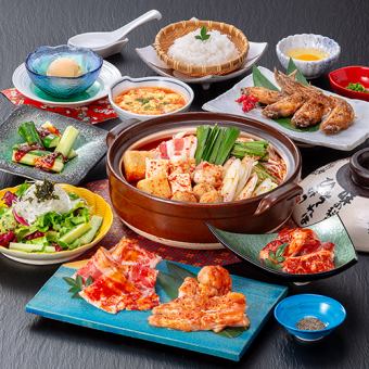 [Aka Kara Course] 9 dishes in total! 3,300 yen where you can enjoy the specialties from Aka