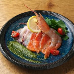 3種のカルパッチョ盛り合わせ