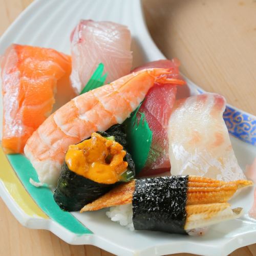 We have a variety of nigiri and assorted platters!