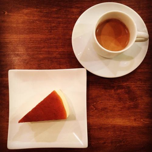 本日のデザート/シェ・シュクールさんの生チョコ/300円でローマ風マイルドエスプレッソ付き