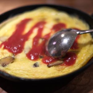 いろいろキノコの卵とじ