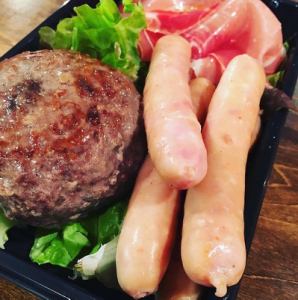 Take out ハンバーグプレート（当日予約も可能）