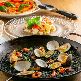 お昼のパエリアペアセット♪1set 2名様分：6000円(税込)＜お一人様当たり3,000円(税込)＞