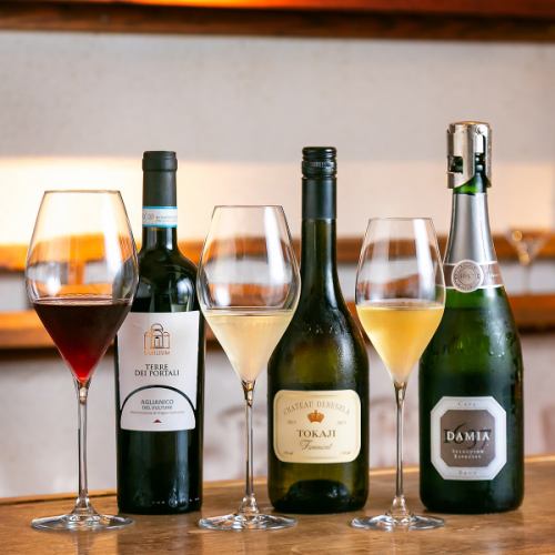 【お得なワイン3杯セット】お好きなワインが3杯選べる！グラスワインセット♪2980円(税込)