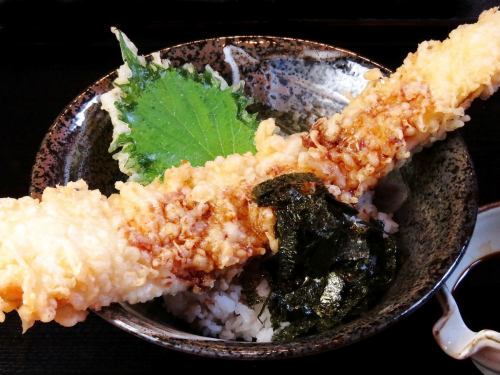 35cm grade!! Large conger eel tempura bowl set