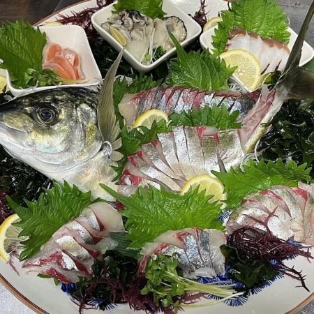 One set of plump midday swimming striped horse mackerel...1 set 8,800 yen (9,680 yen including tax)