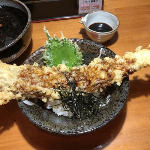 [Lunch] Crispy conger eel tempura bowl