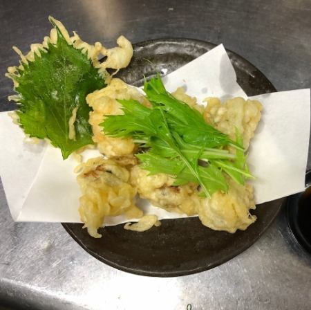 ガッツリハマります 鶏モモカツ/[NEW]特製からし醤油 つくね天ぷら(6個)　各