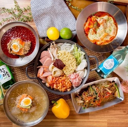 『한국 좋아하는 것은 필견!!』 본고장의 한국요리가 종류 풍부하게 즐길 수 있습니다!!