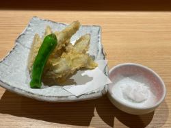 Burdock tempura