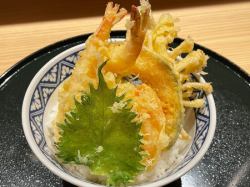 Seafood tempura bowl