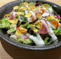 海鮮とろろサラダ