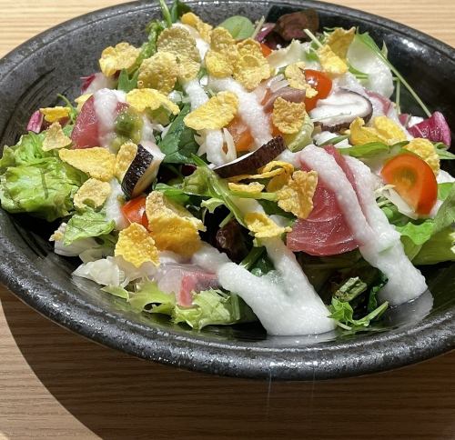 海鮮とろろサラダ