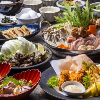 New Year's and Year-End Party! Amakusa Daio Hot Pot Course + 120 minutes of all-you-can-drink included [¥5,500]