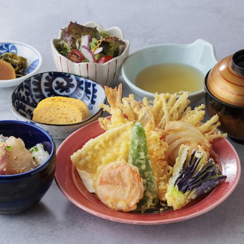 도미 참깨 누구 밥과 잔치 텐베라의 만찬 정식