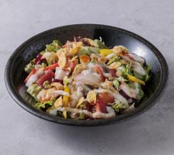 해물과 로로 샐러드/땅인 것 아기 잎 샤키샤키 샐러드