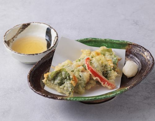 도미노시소 치즈 튀김/우엉 튀김