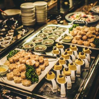 [Very popular! UGUISU private party] Enjoy the buffet "Rakuen" plan for large groups