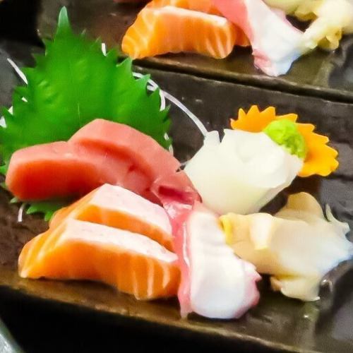 Assortment of 3 sashimi