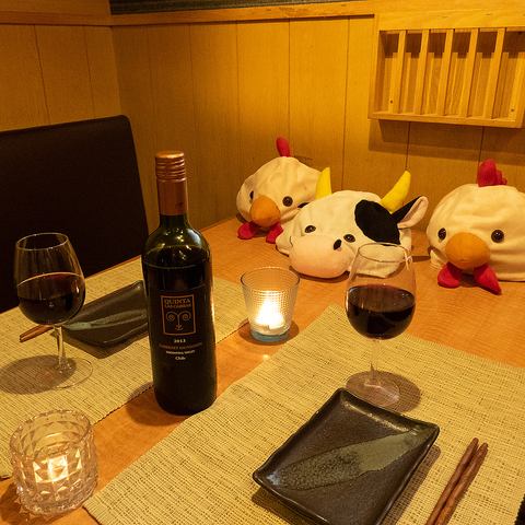 全席完全個室/単品飲み放題1100円～/無制限飲み放題1650円～